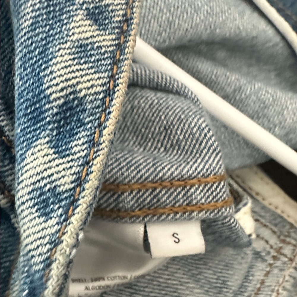 Re/Done Light Blue Washed Denim Vest - Picture 8 of 8